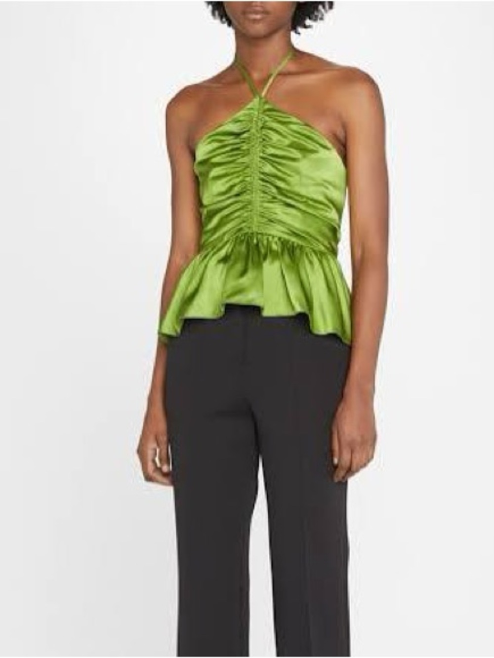 Cinq a sept Colby Silk Halter Top
